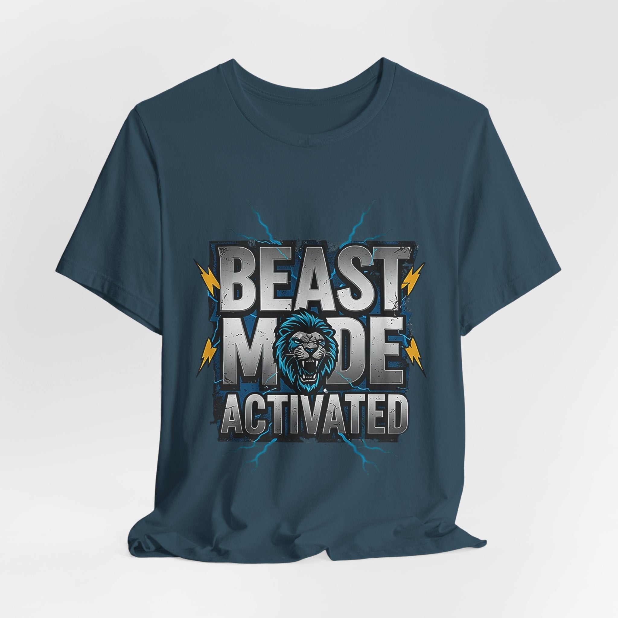 Beast Mode Activated Gym T-Shirt - Motivational Workout Tee - Unisex Fitness Apparel