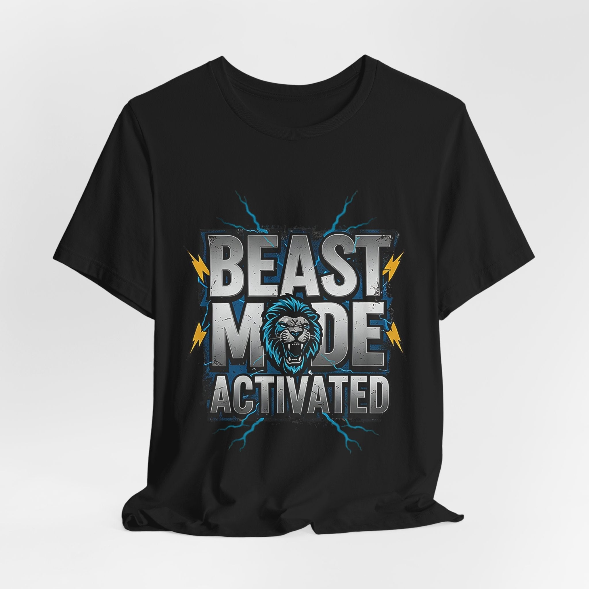 Beast Mode Activated Gym T-Shirt - Motivational Workout Tee - Unisex Fitness Apparel