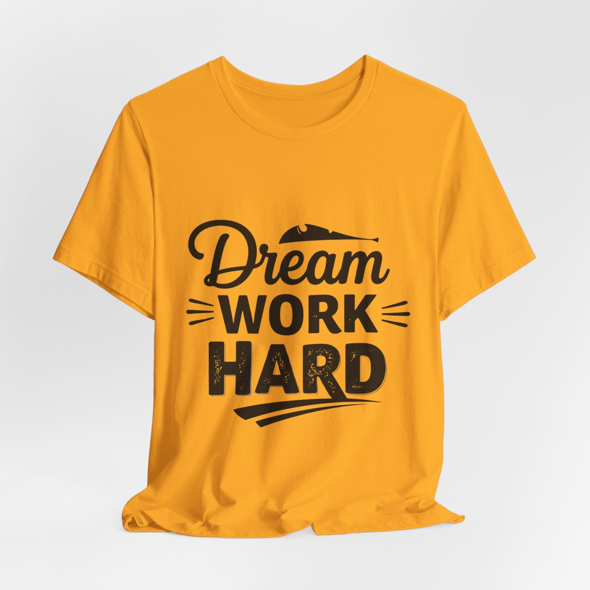 Dream Work Hard Lines - Minimalist Motivation Tee - Clean Success Shirt